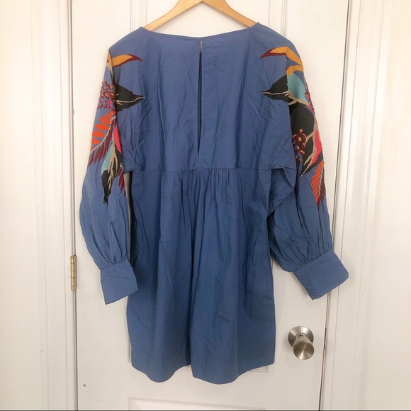 Free People Mini Obsessions Dress size Small Blue Periwinkle - Picture 5 of 10